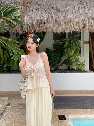 Summer wide-leg pants