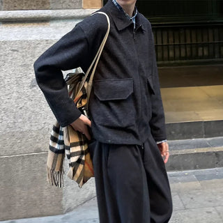 Two-pocket zip jacket