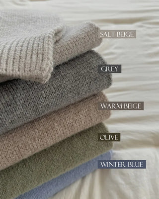 Knitted Scarf - 5 colors