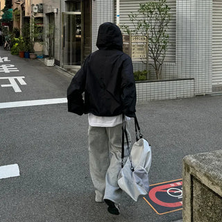 String Hooded Mountain Parka