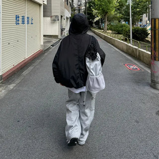 String Hooded Mountain Parka
