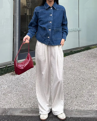 Enamel Shoulder Tote Bag