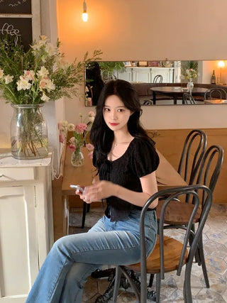 Lace blouse (2 colors)