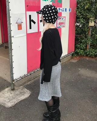 Round neck button t-shirt