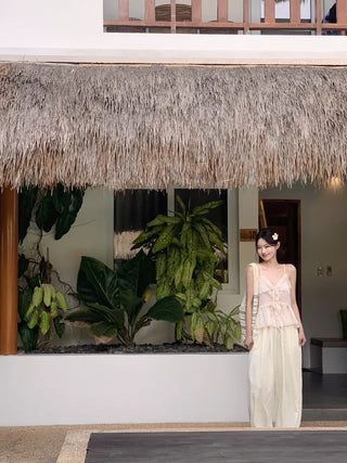 Summer wide-leg pants