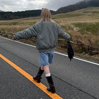 See-through ribbed long socks