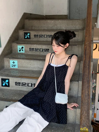 Polka Dot Strap Dress