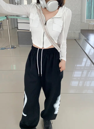 [Unisex] Heart Painting Pants (3 colors)