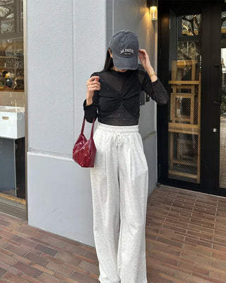 Glitter sheer top