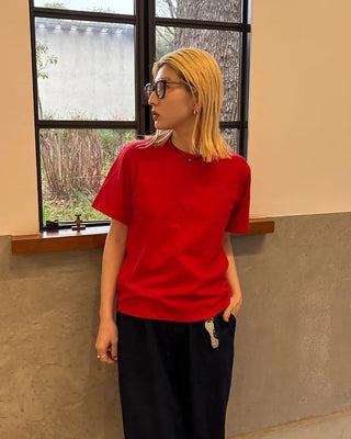 Semi-Cropped Basic Half T-Shirt