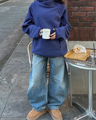 Double Yoke Point Wide Outseam Jeans