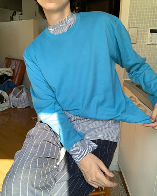 (Unisex) Round Long T-Shirt