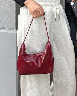 Enamel Shoulder Tote Bag
