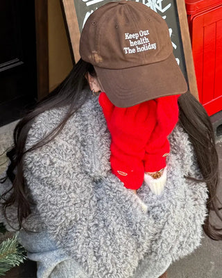 Color Two-Button Point Fur Jacket
