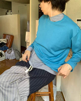 (Unisex) Round Long T-Shirt