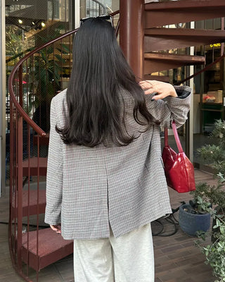 Classic check jacket
