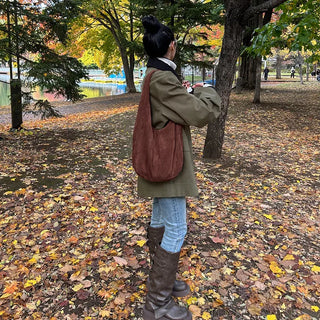 Daily Suede Shoulder Bag