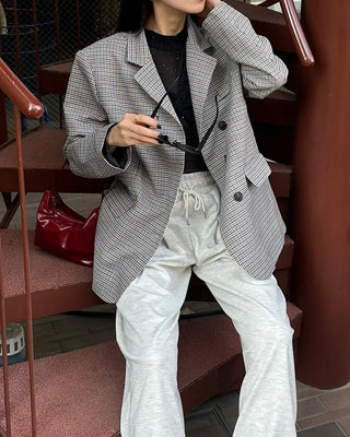 Classic check jacket