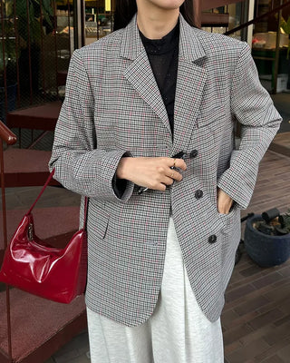 Classic check jacket