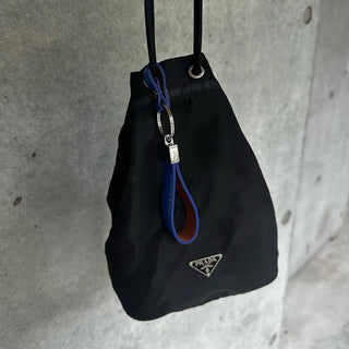 Lettering Leather Keyring