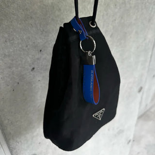 Lettering Leather Keyring