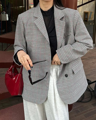 Classic check jacket