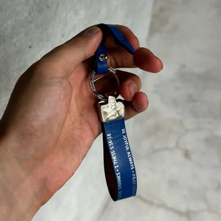 Lettering Leather Keyring