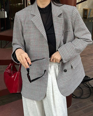 Classic check jacket
