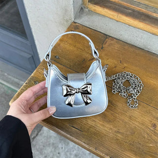 Ribbon chain mini bag