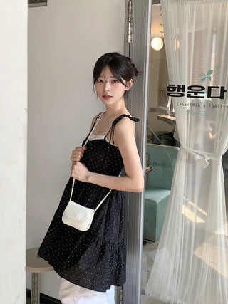 Polka Dot Strap Dress