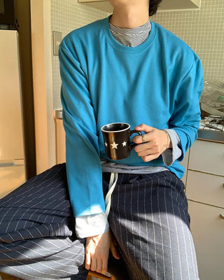 (Unisex) Round Long T-Shirt