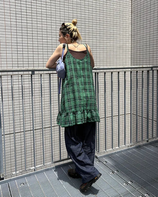Round neck simple ribbed camisole