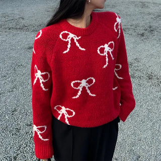 Ribbon Round Knit
