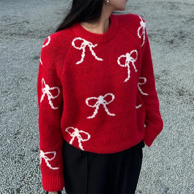 Ribbon Round Knit