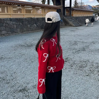 Ribbon Round Knit