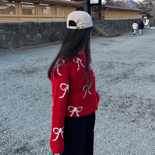 Ribbon Round Knit