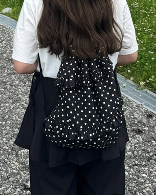 Dot Frill String Backpack