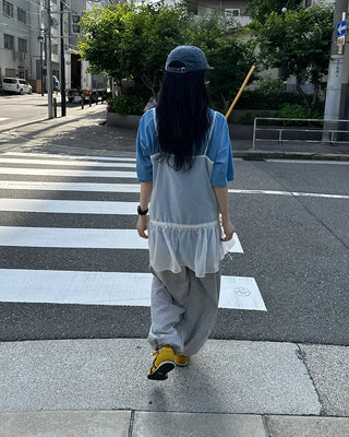 Lettering Denim Cap