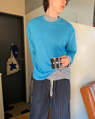 (Unisex) Round Long T-Shirt