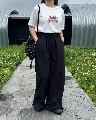 Tomato print short-sleeved T-shirt