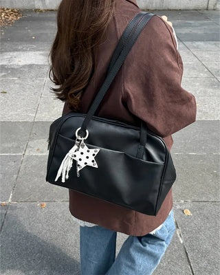 Simple square shoulder bag