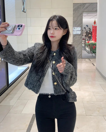 Boucle tweed jacket