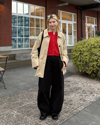 Round neck cropped spring cardigan