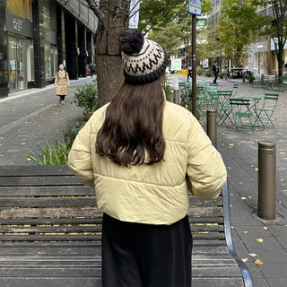 Daily Cropped Padded Jumper