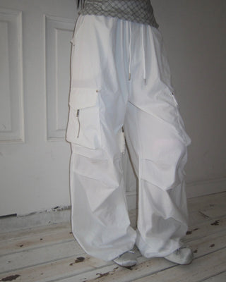Nylon cargo pants