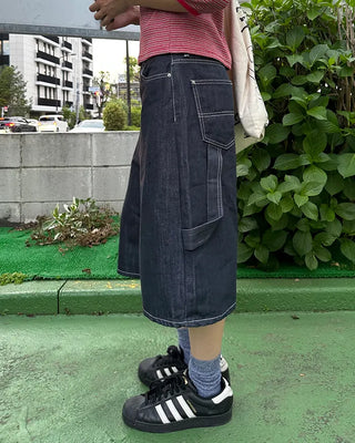 Bermuda denim pants
