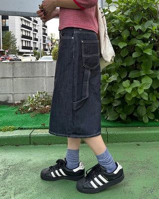 Bermuda denim pants