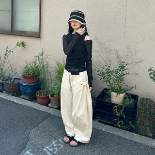 See-through layered T-shirt