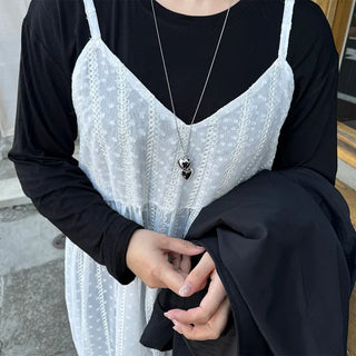 Twin Heart Chain Necklace