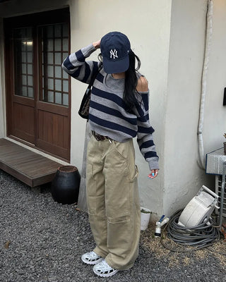 Double knee carpenter pants